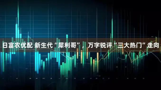 日富农优配 新生代“犀利哥”，万字锐评“三大热门”走向